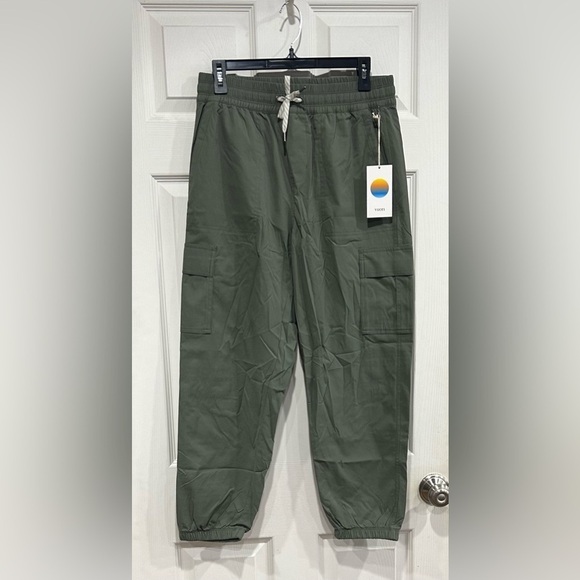 Vuori Pants - Vuori Women's Large Scout Jogger Army Green NWT Performance Elastic Waistband